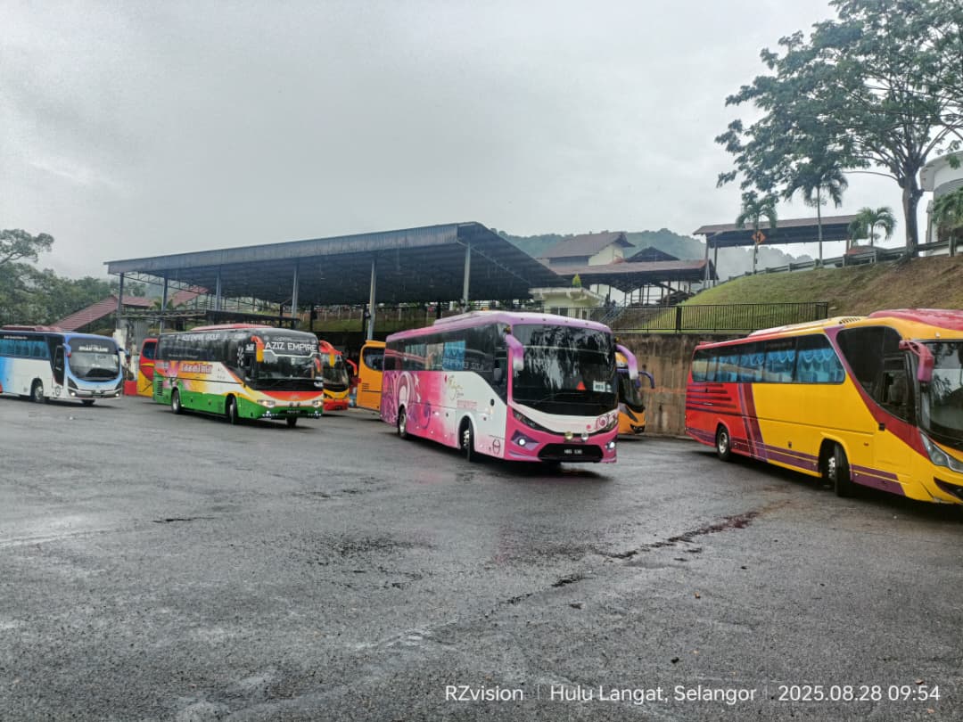 Interior of deluxe bus